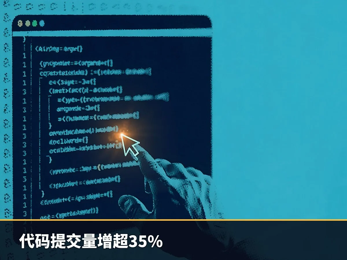 代码提交量增超35%