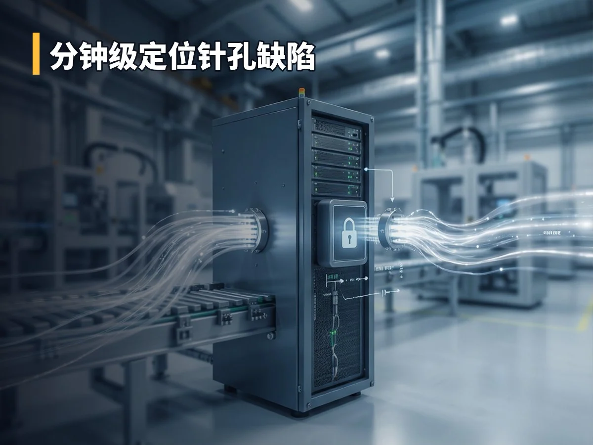 分钟级定位针孔缺陷