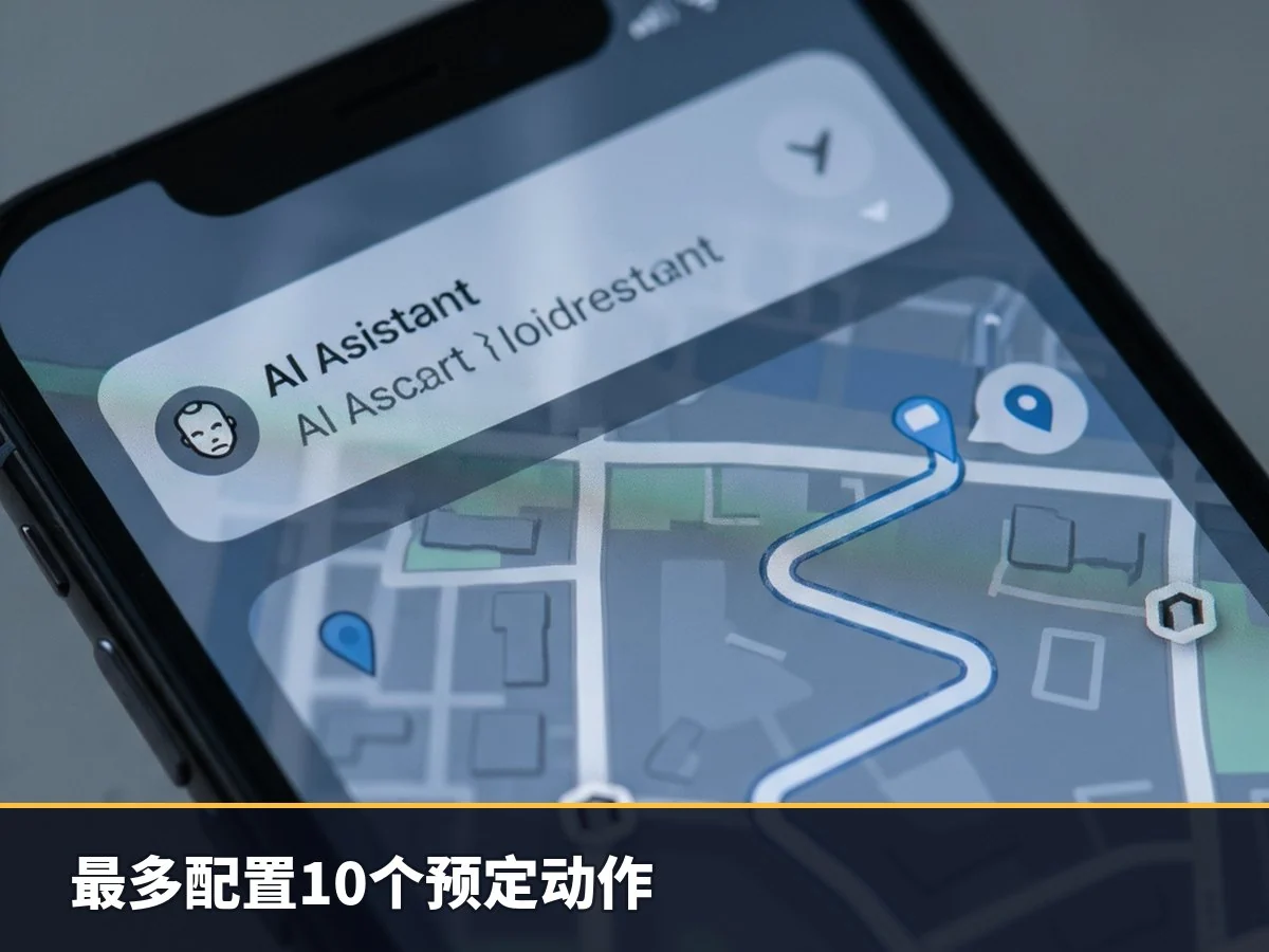 最多配置10个预定动作