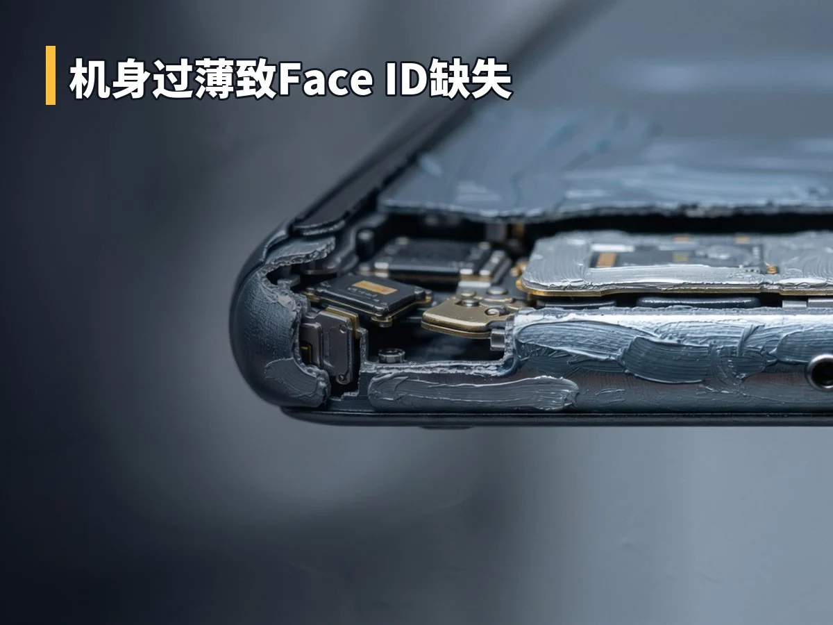 机身过薄致Face ID缺失