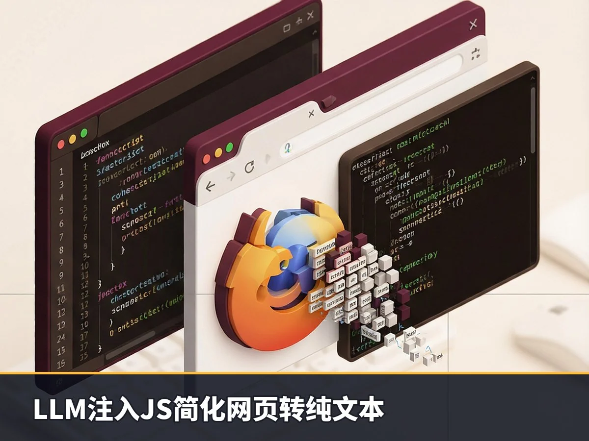 LLM注入JS简化网页转纯文本