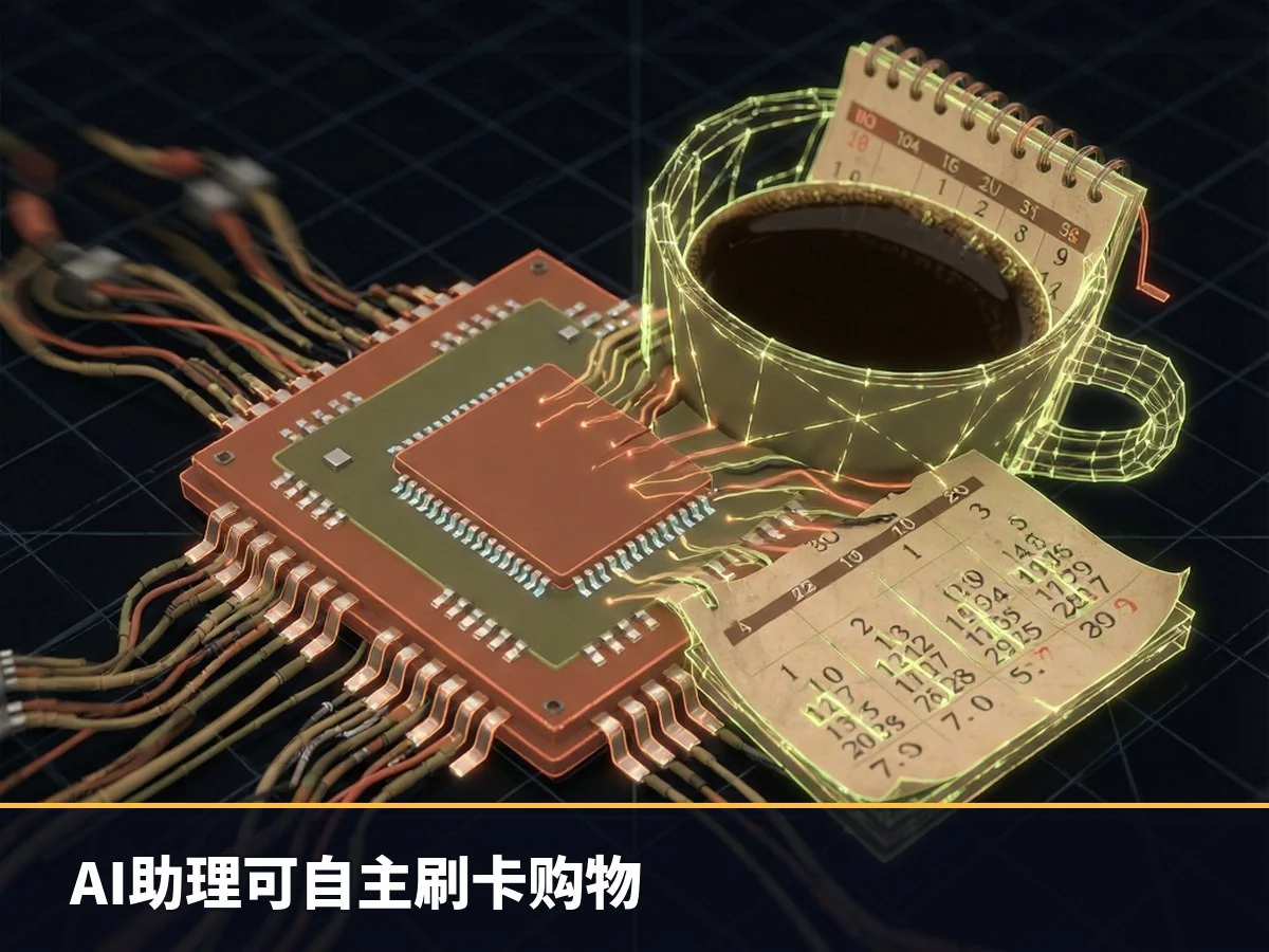 AI助理可自主刷卡购物