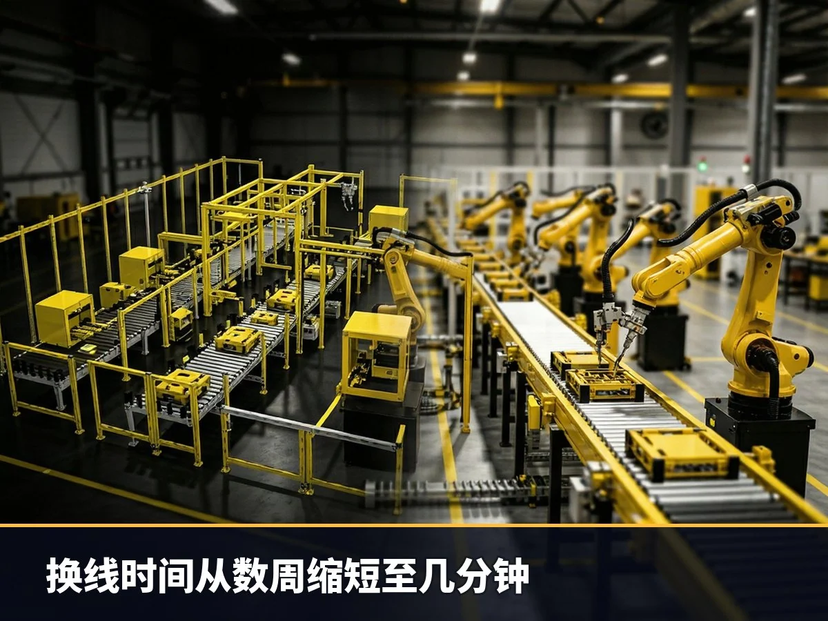 换线时间从数周缩短至几分钟