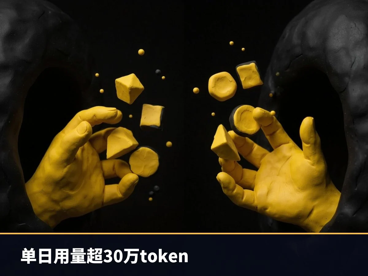 单日用量超30万token