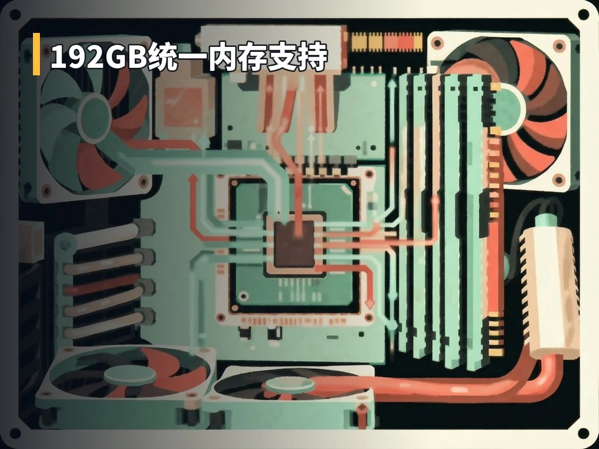 192GB统一内存支持