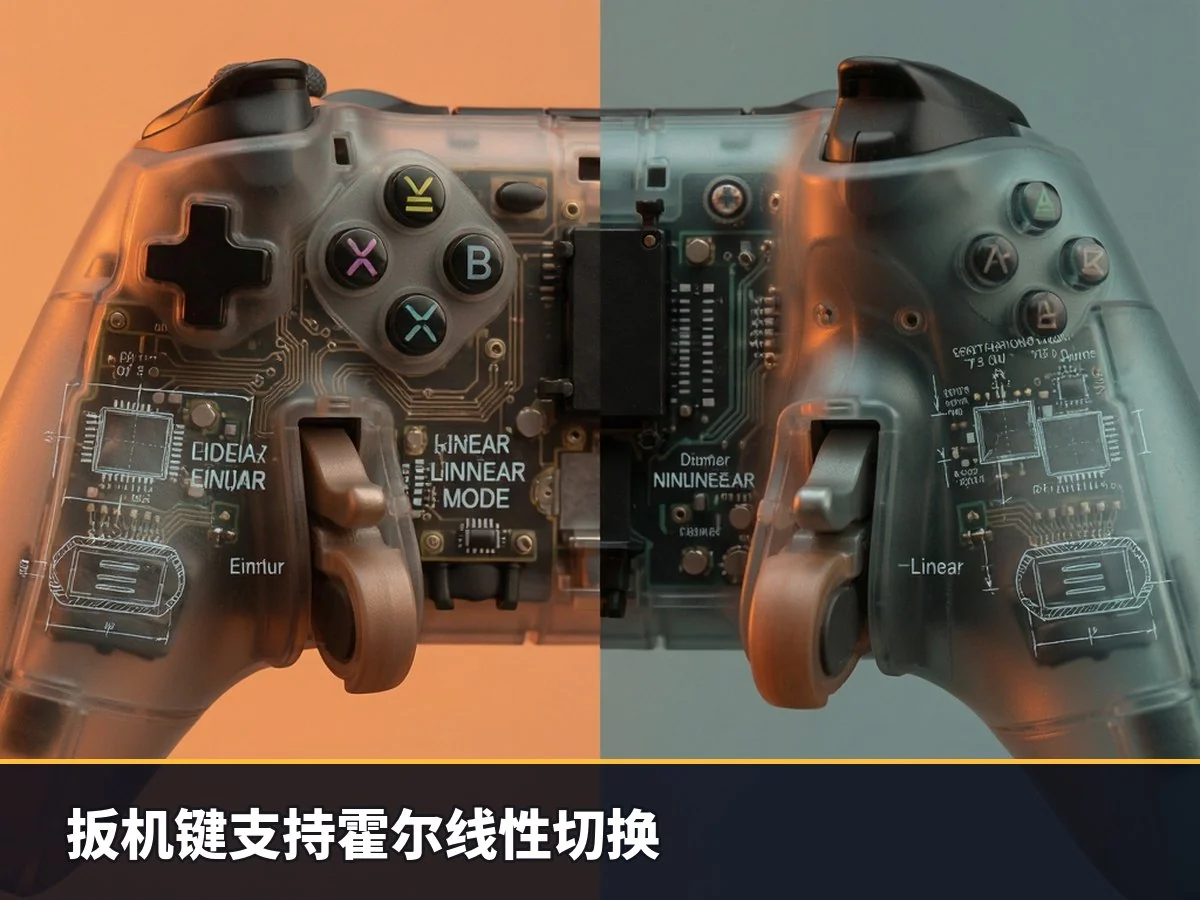 扳机键支持霍尔线性切换