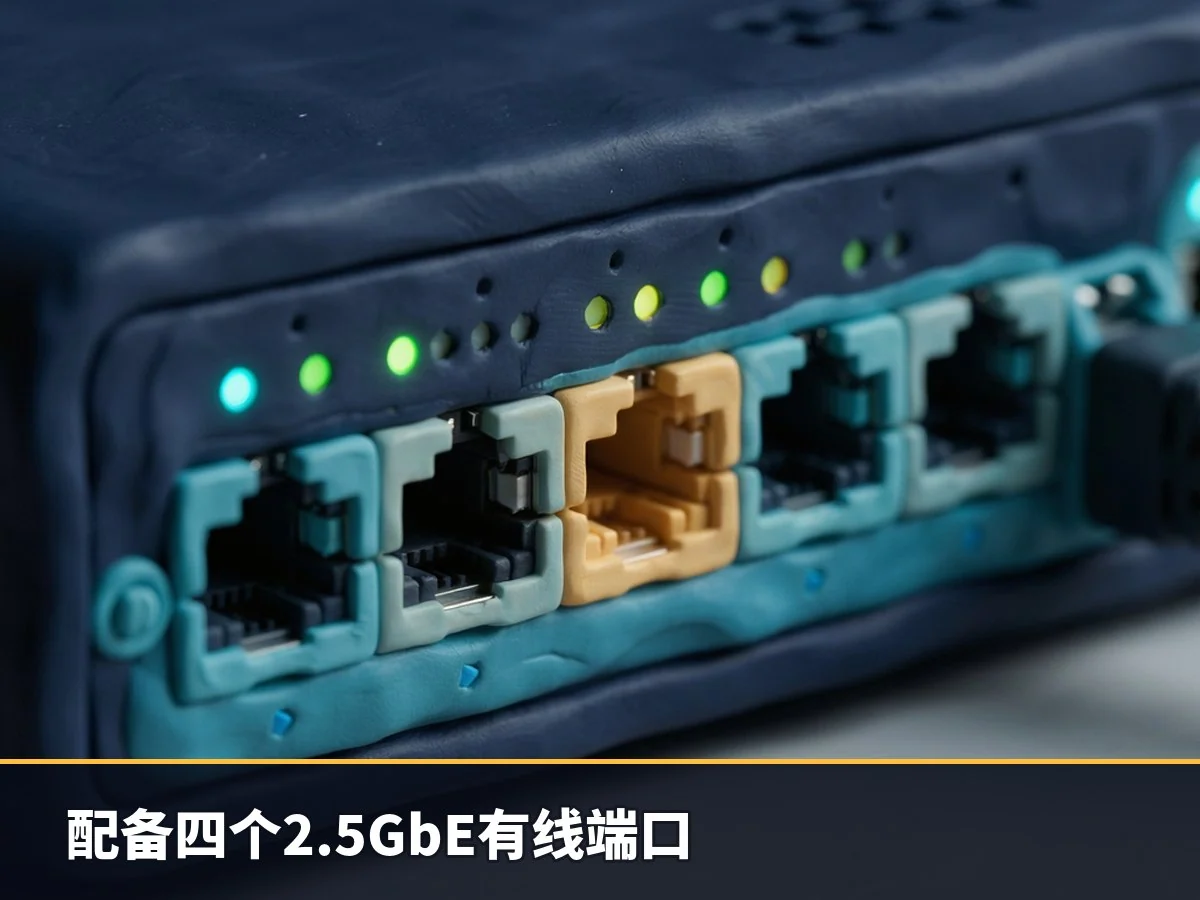 配备四个2.5GbE有线端口