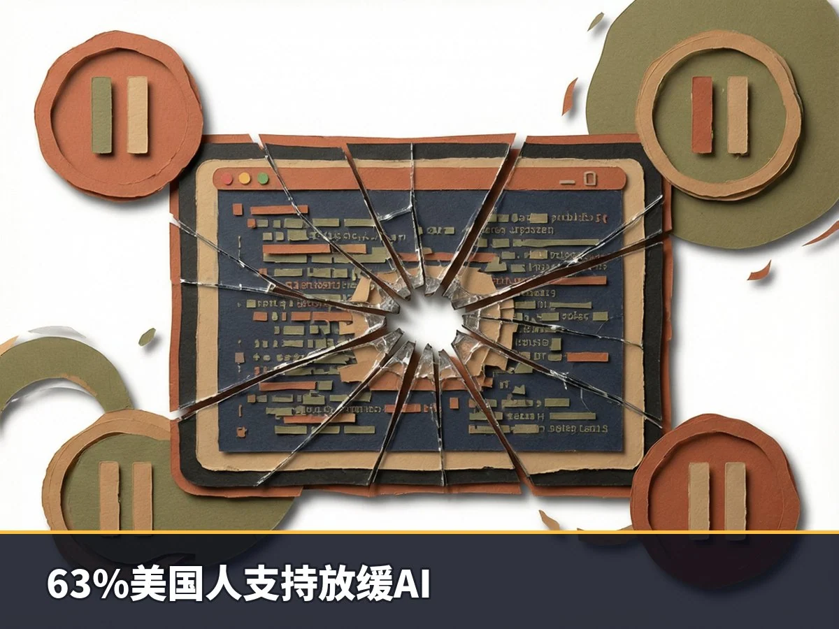 63%美国人支持放缓AI