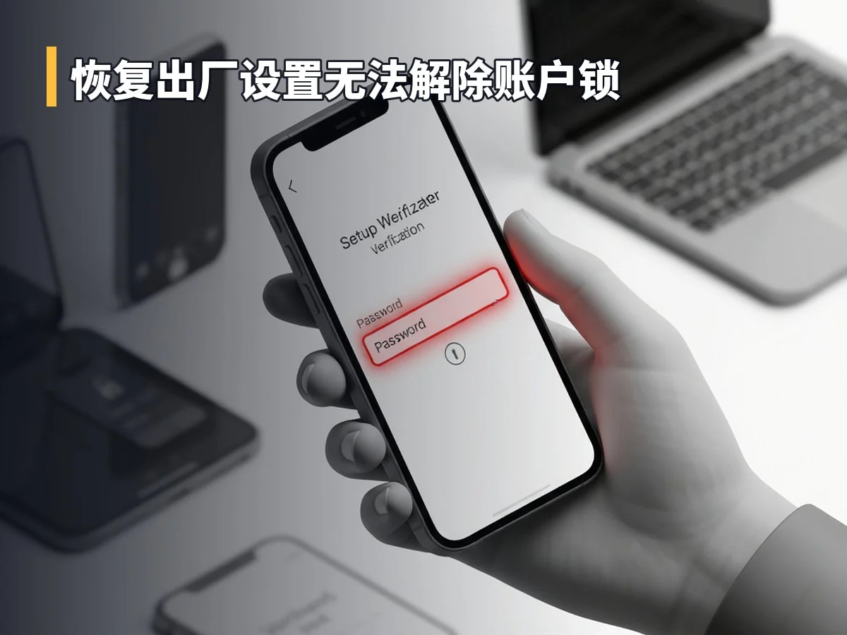 恢复出厂设置无法解除账户锁