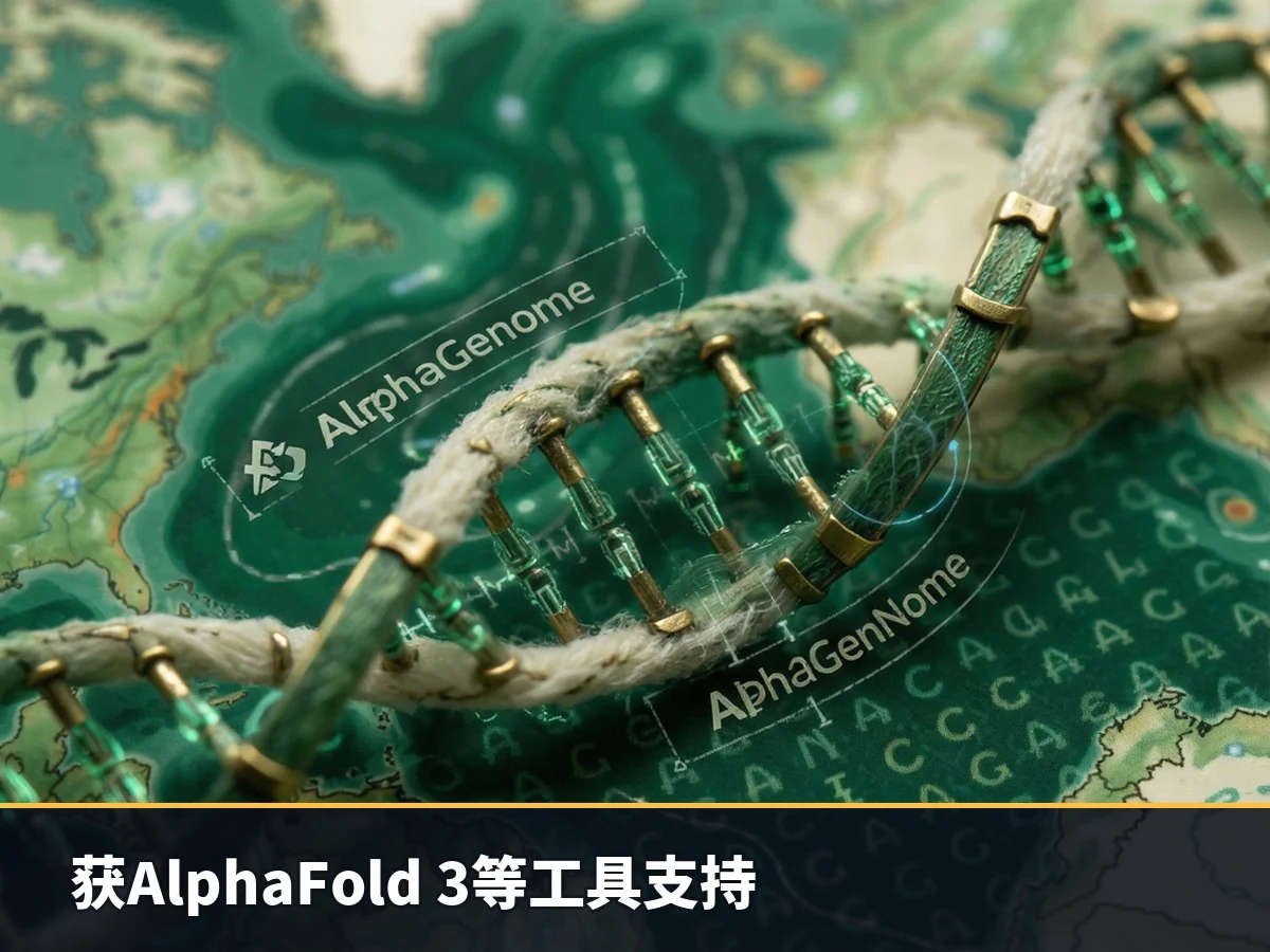 获AlphaFold 3等工具支持
