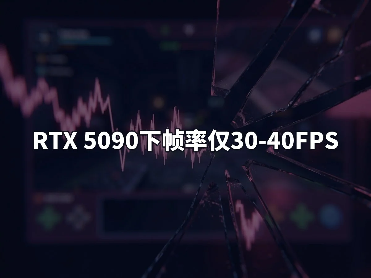 RTX 5090下帧率仅30-40FPS