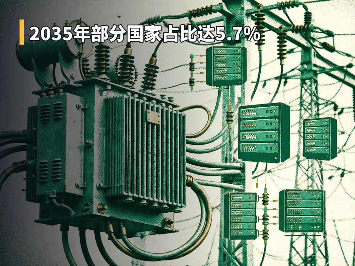 2035年部分国家占比达5.7%