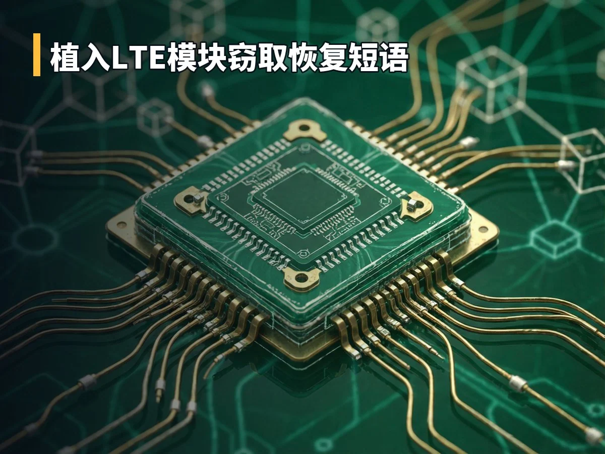 植入LTE模块窃取恢复短语