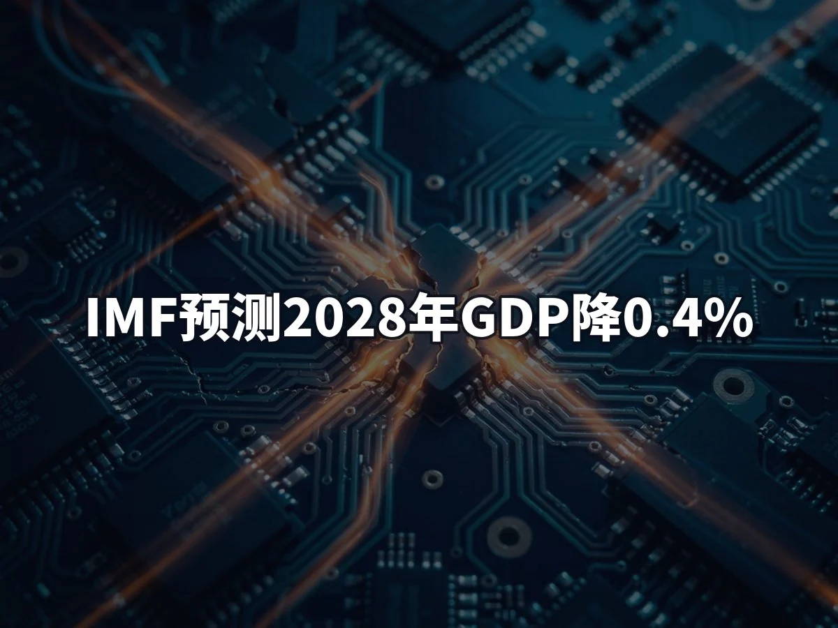 IMF预测2028年GDP降0.4%