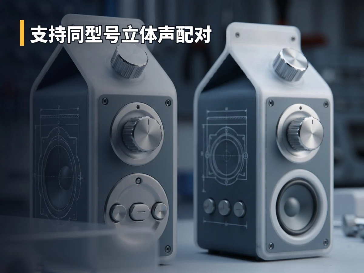 支持同型号立体声配对