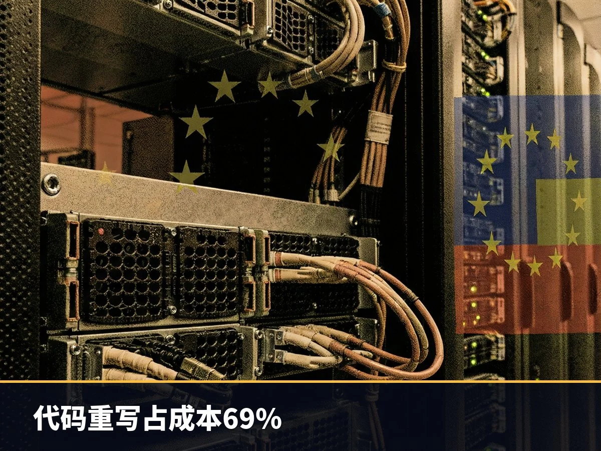 代码重写占成本69%
