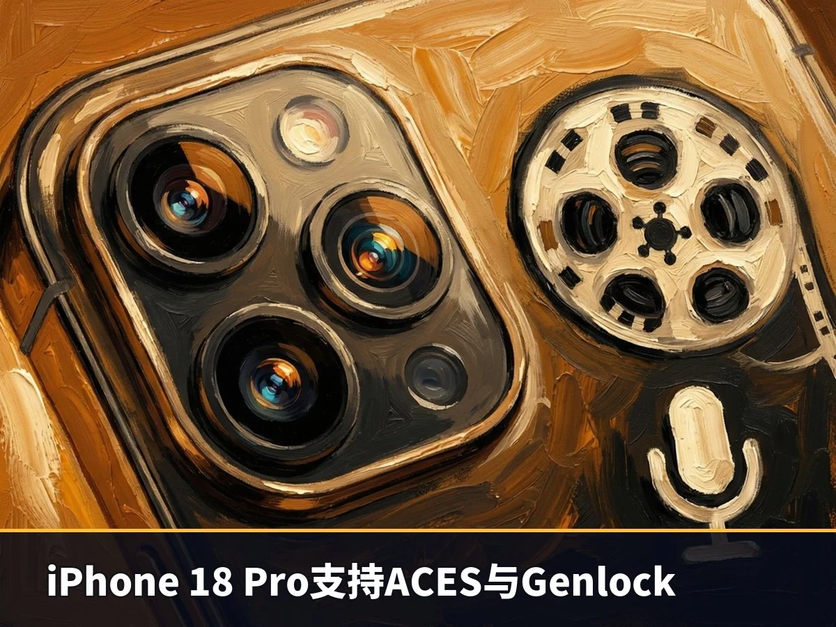 iPhone 18 Pro支持ACES与Genlock