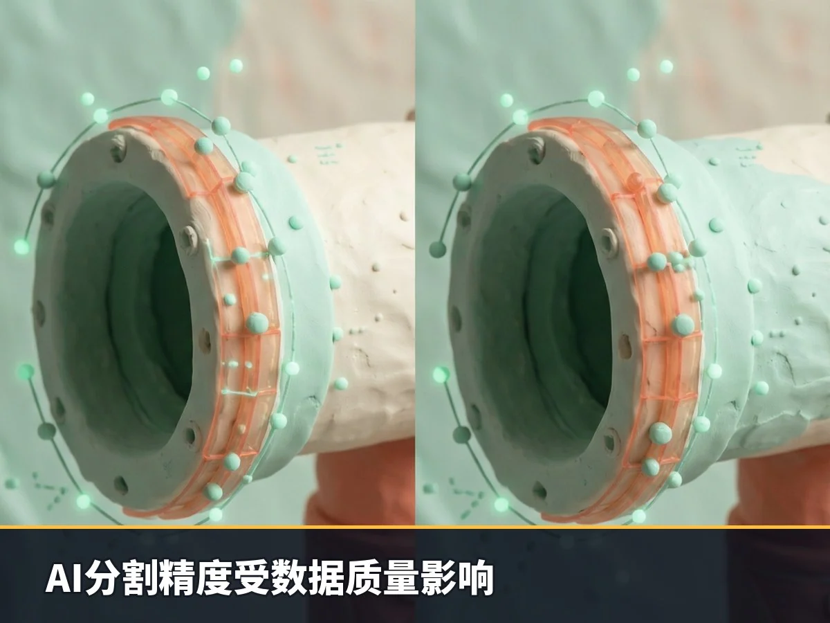 AI分割精度受数据质量影响