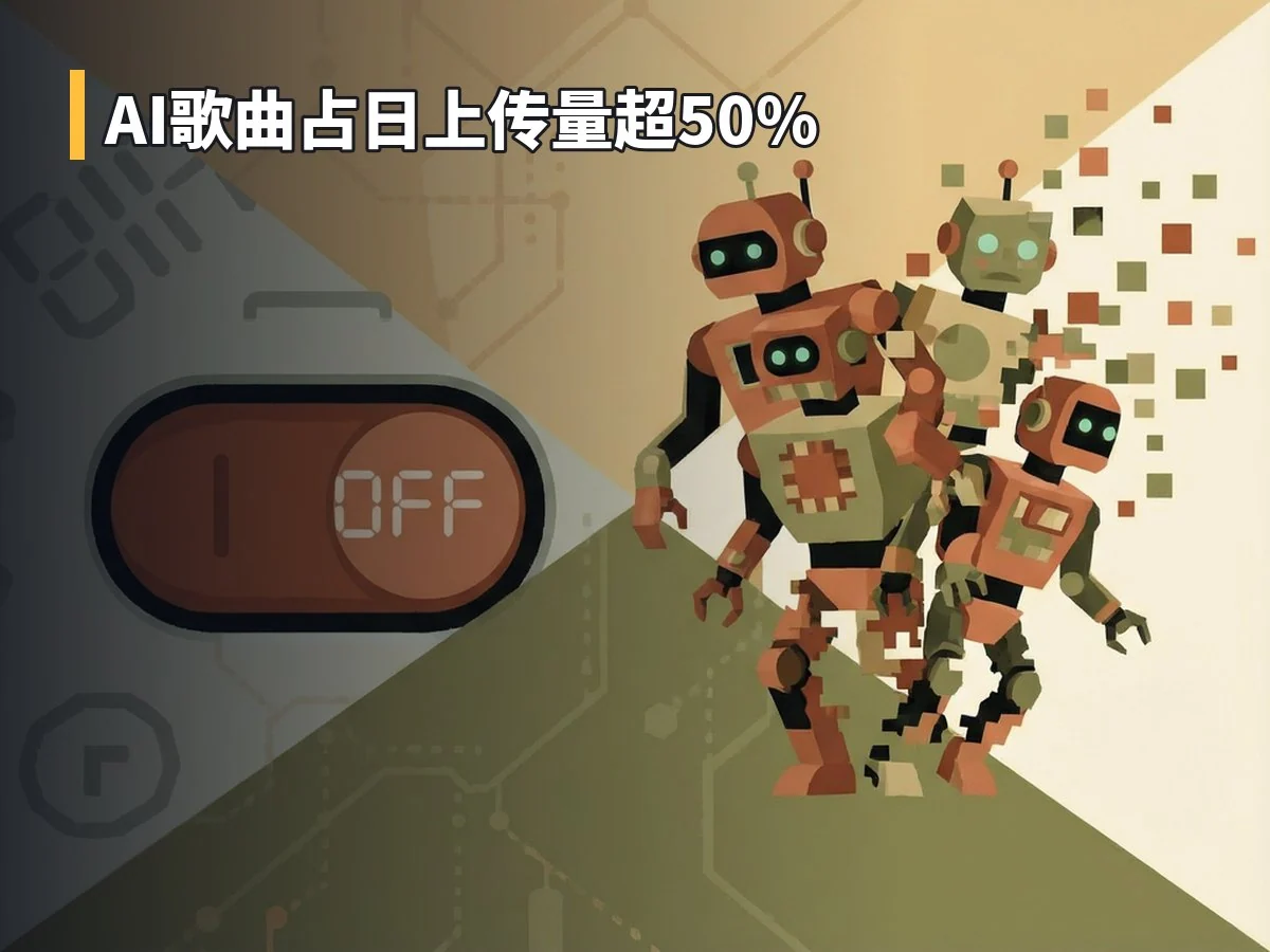 AI歌曲占日上传量超50%