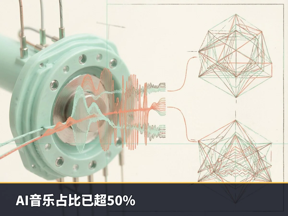 AI音乐占比已超50%