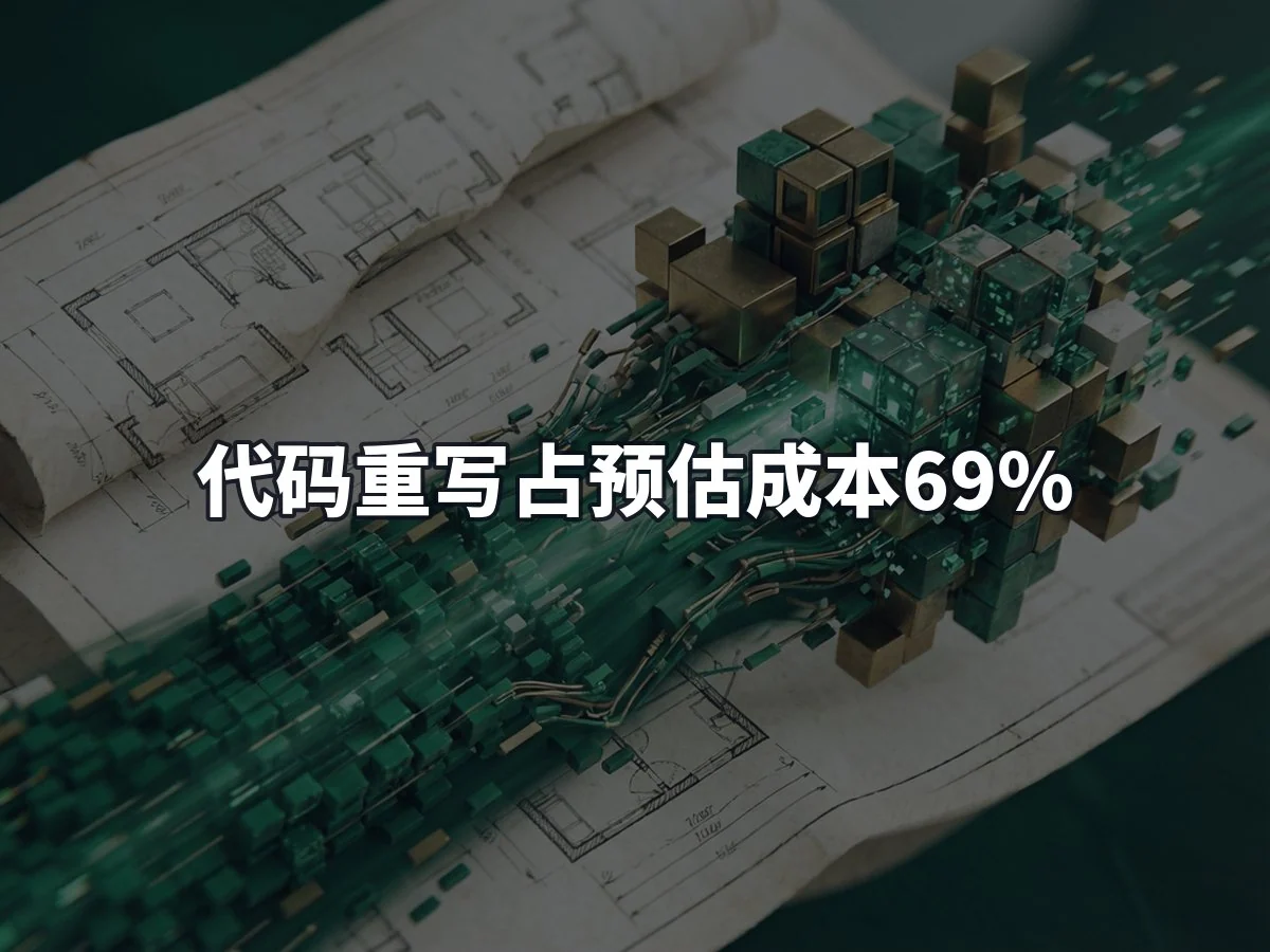 代码重写占预估成本69%