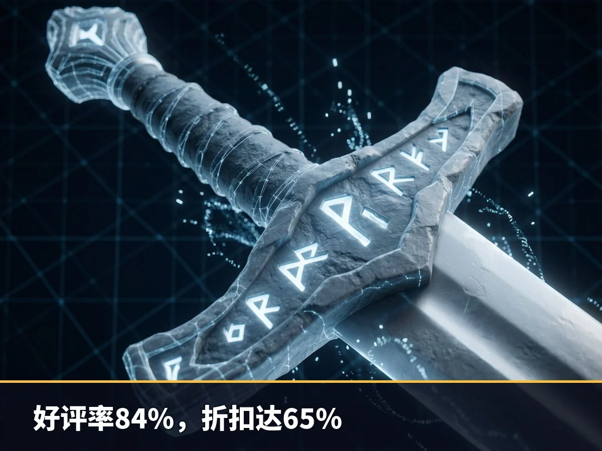 好评率84%,折扣达65%