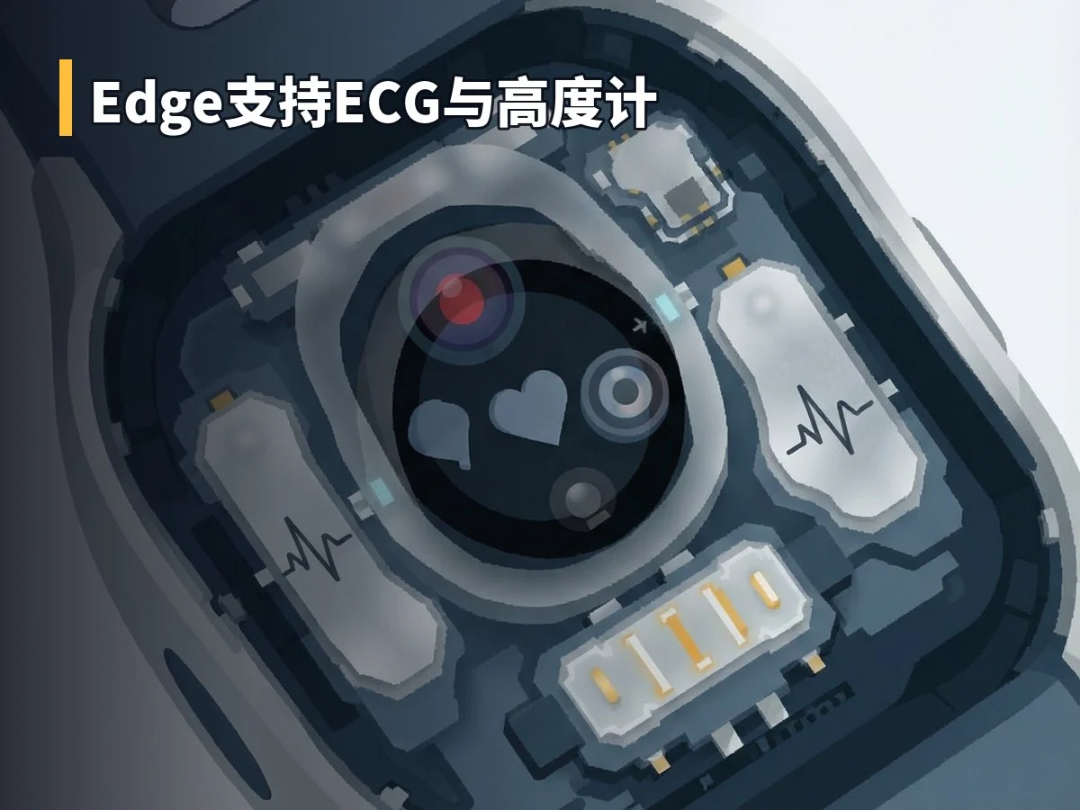Edge支持ECG与高度计