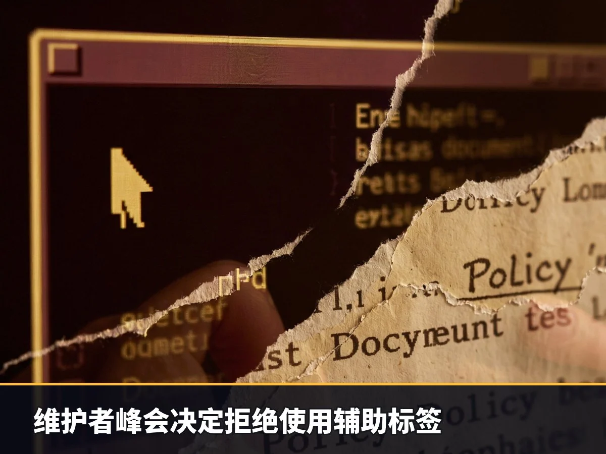 维护者峰会决定拒绝使用辅助标签
