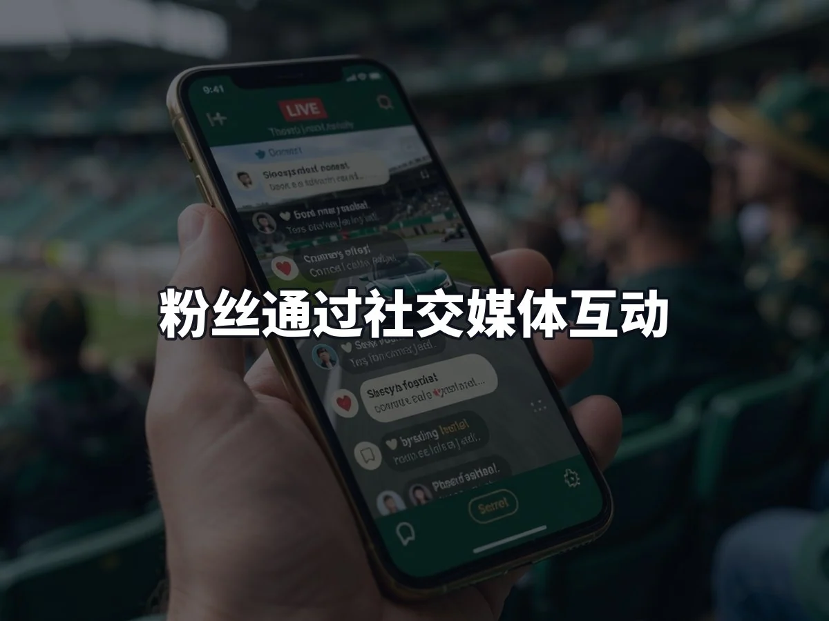 粉丝通过社交媒体互动