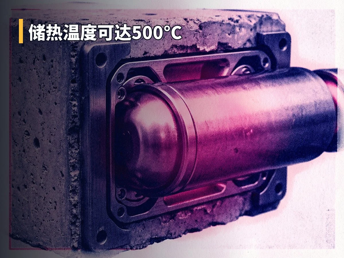 储热温度可达500°C