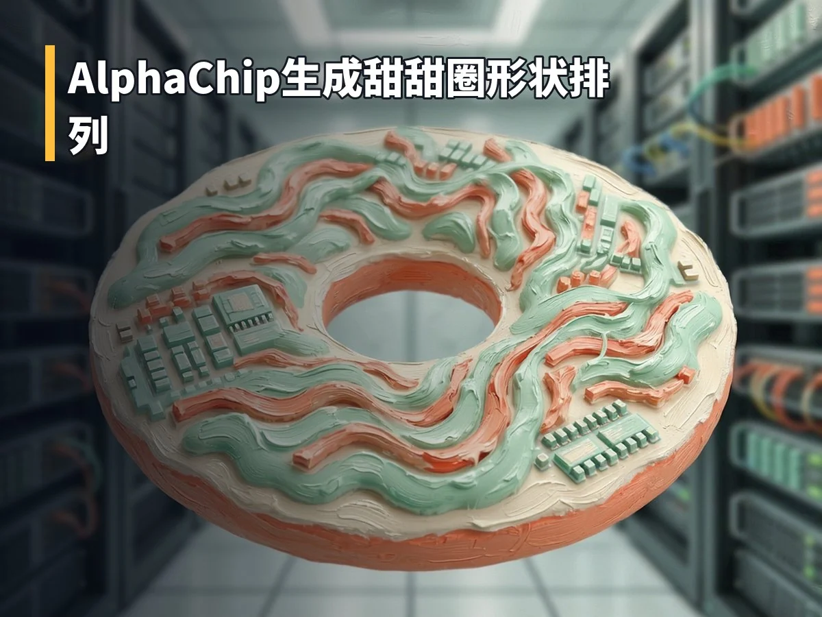 AlphaChip生成甜甜圈形状排列