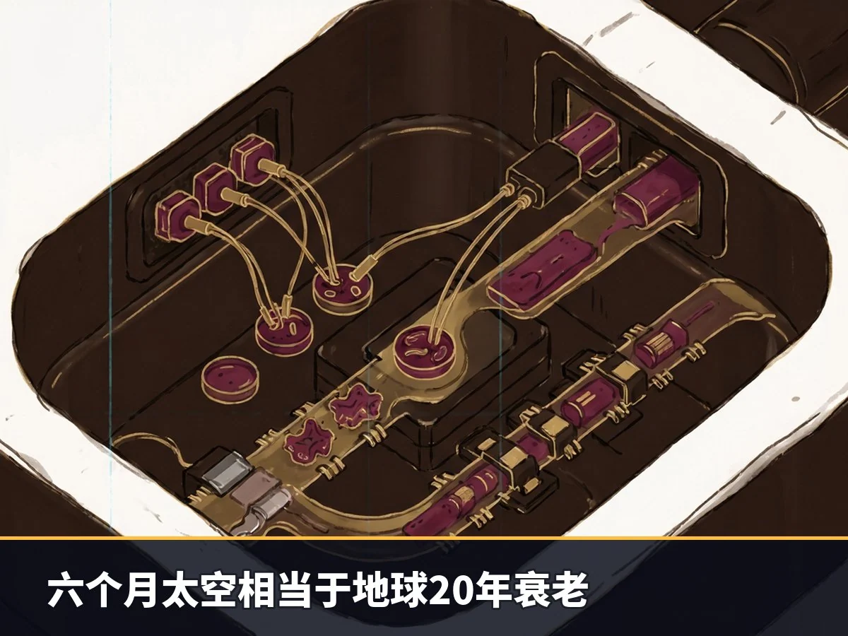 六个月太空相当于地球20年衰老