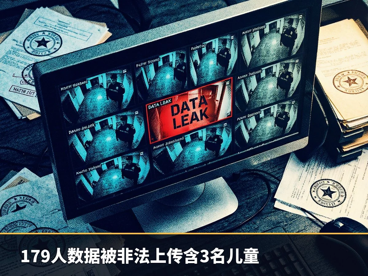 179人数据被非法上传含3名儿童