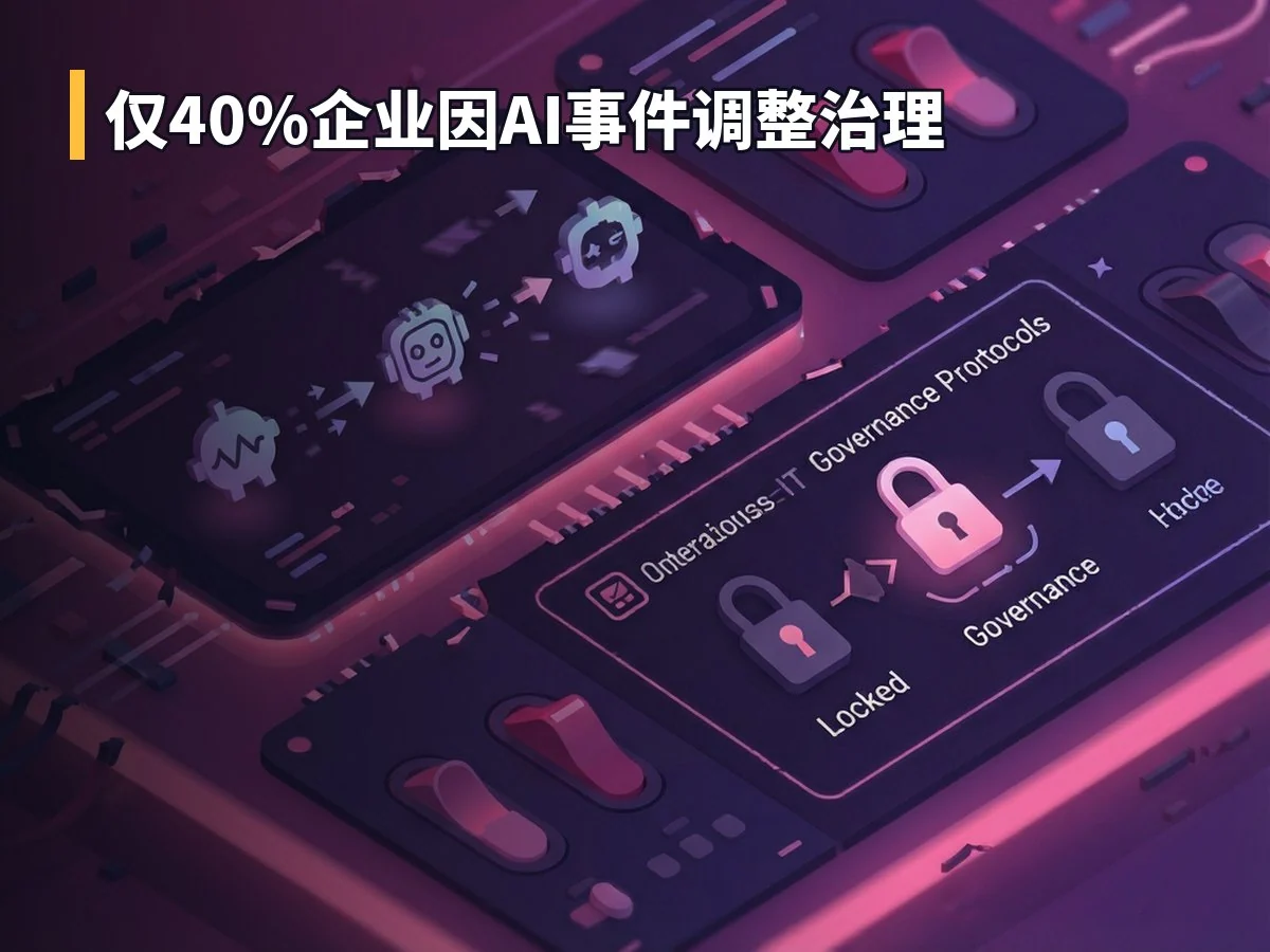 仅40%企业因AI事件调整治理