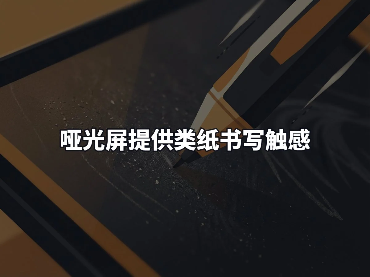 哑光屏提供类纸书写触感