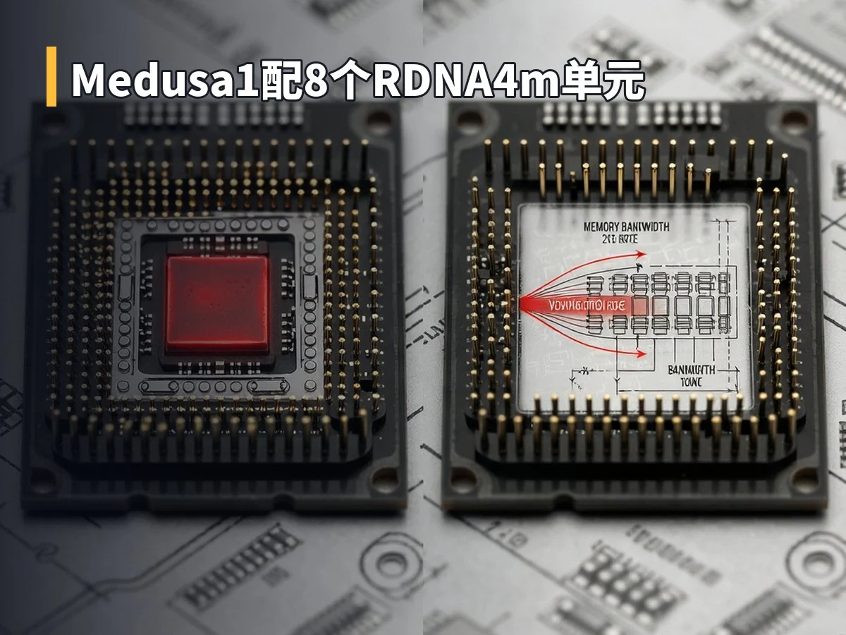 Medusa1配8个RDNA4m单元