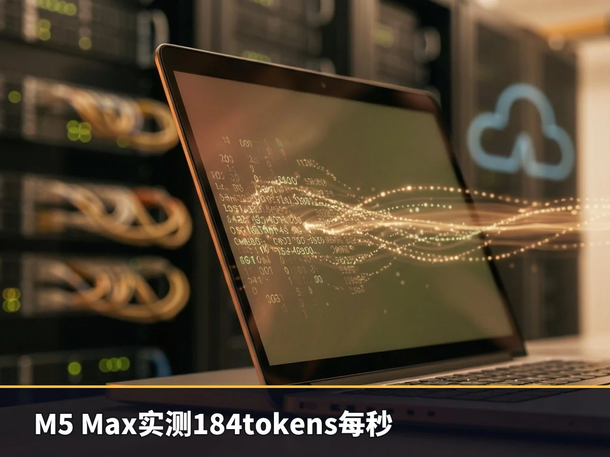 M5 Max实测184tokens每秒