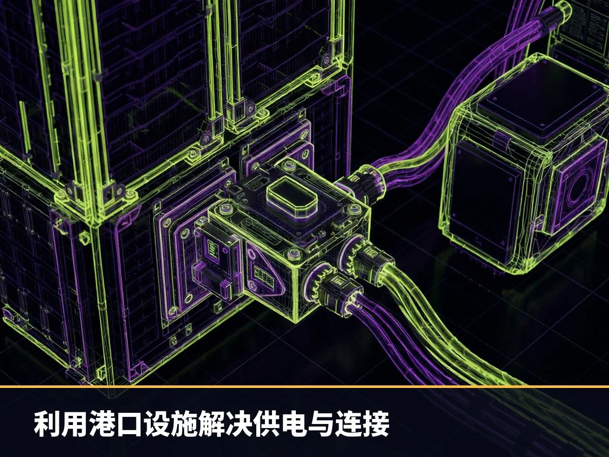 利用港口设施解决供电与连接