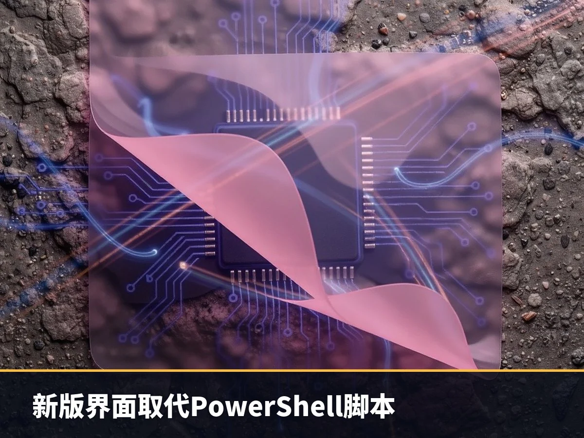 新版界面取代PowerShell脚本