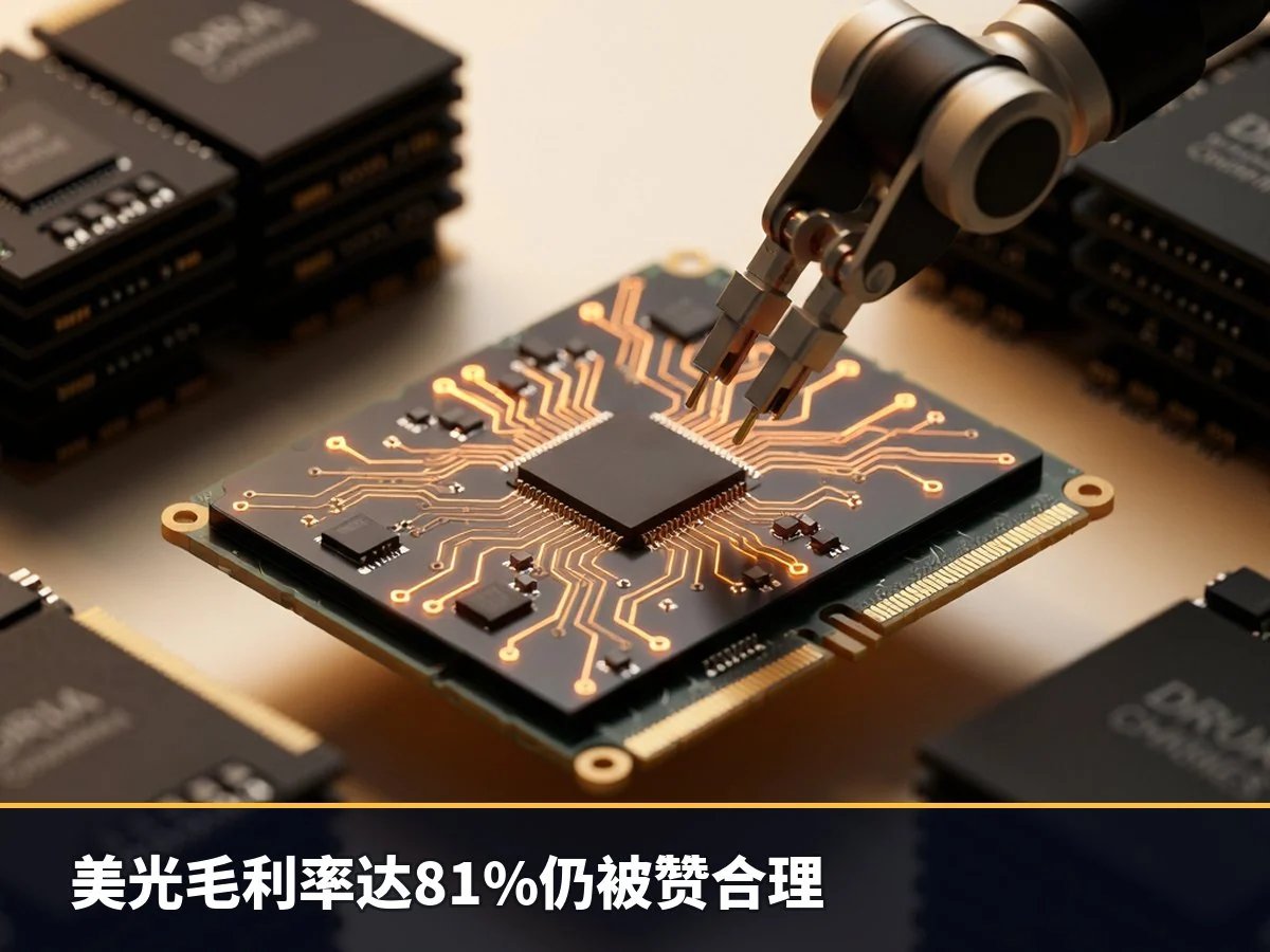 美光毛利率达81%仍被赞合理
