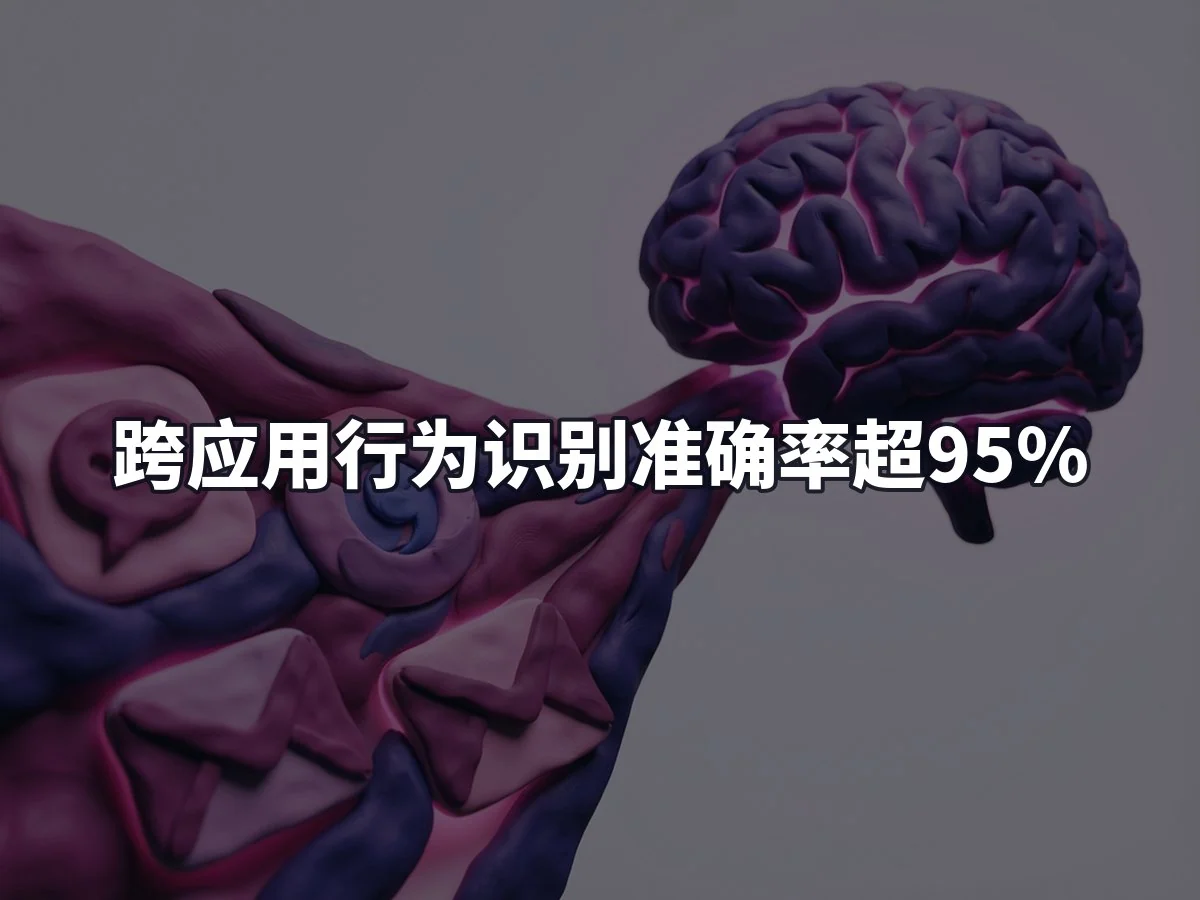 跨应用行为识别准确率超95%