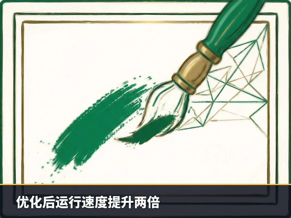 优化后运行速度提升两倍