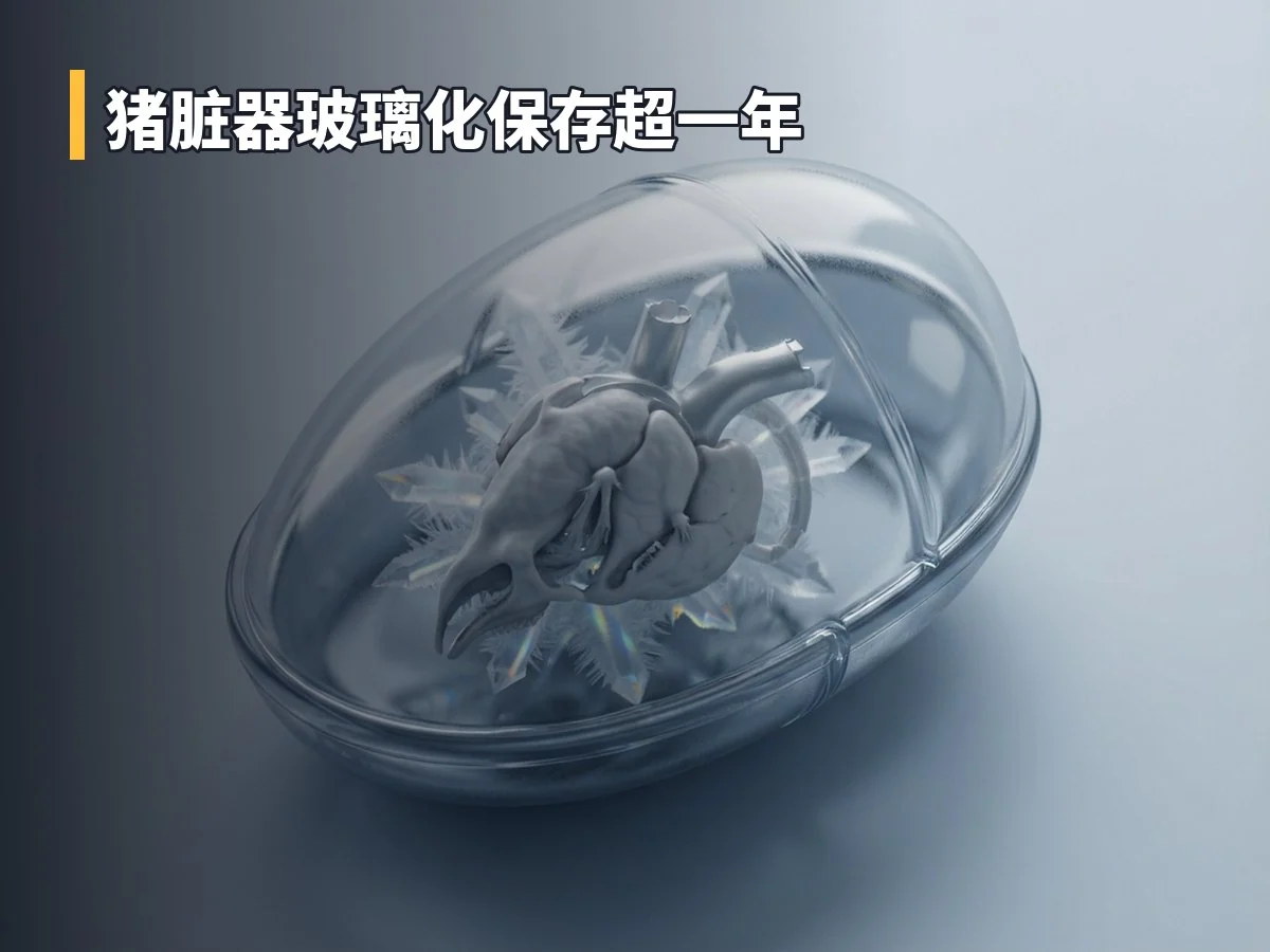 猪脏器玻璃化保存超一年