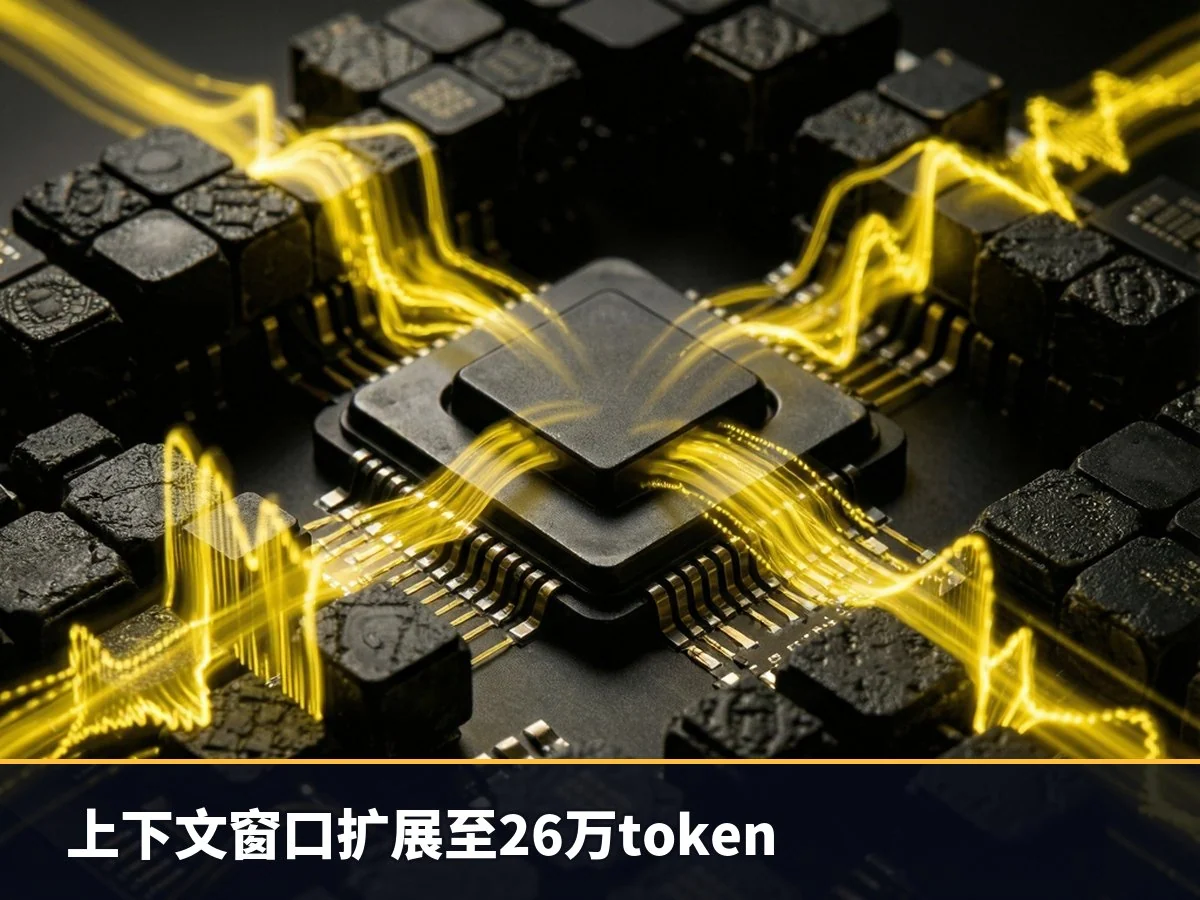 上下文窗口扩展至26万token