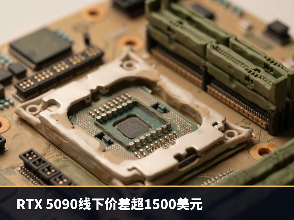 RTX 5090线下价差超1500美元