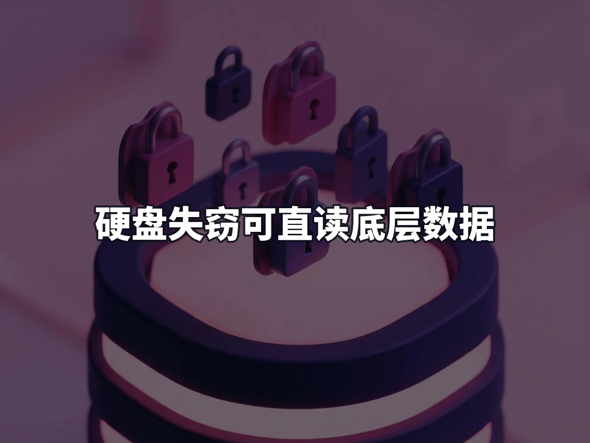 硬盘失窃可直读底层数据