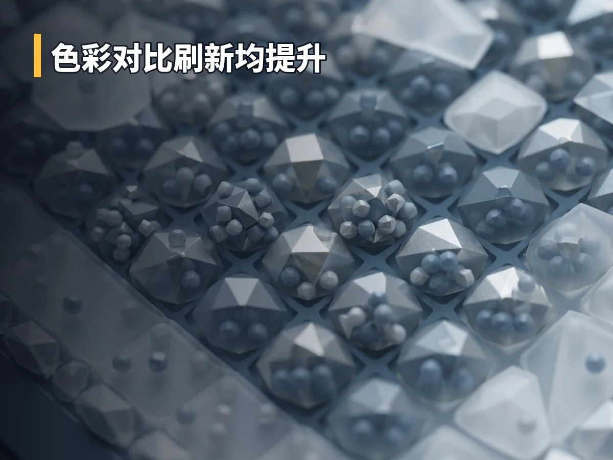 色彩对比刷新均提升