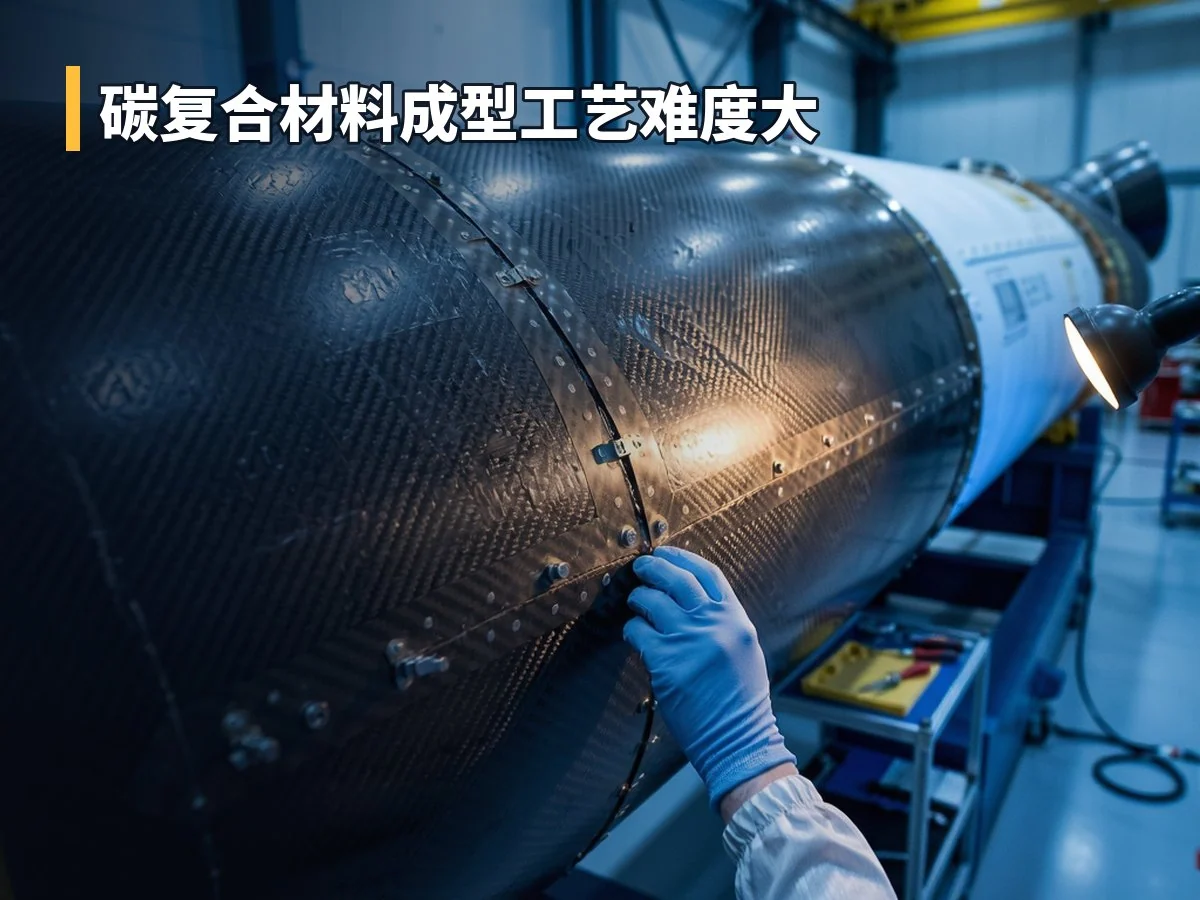 碳复合材料成型工艺难度大