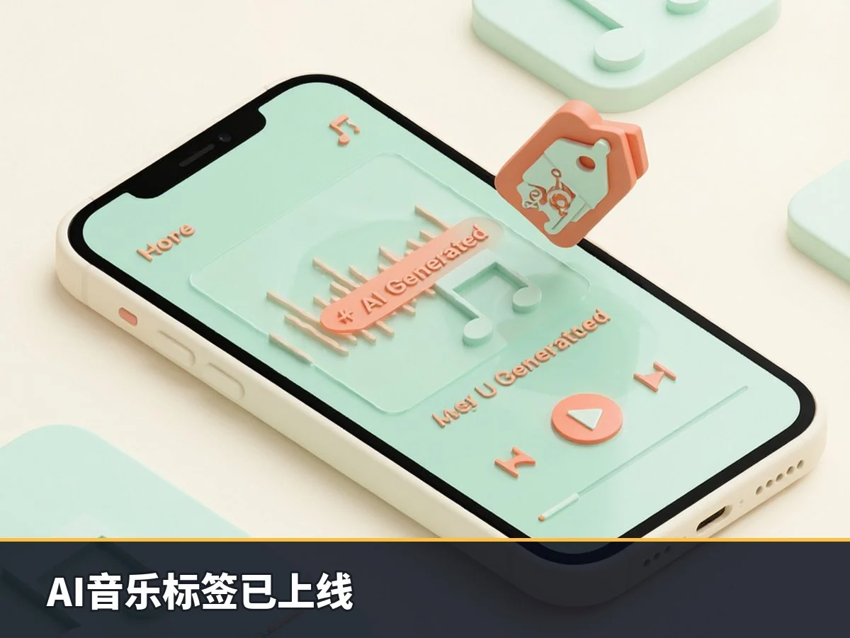 AI音乐标签已上线