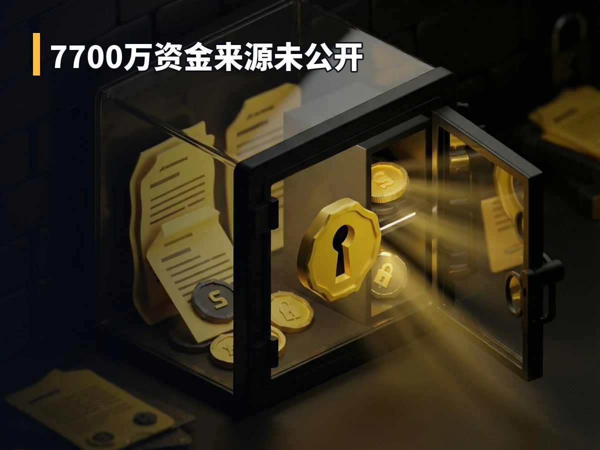 7700万资金来源未公开